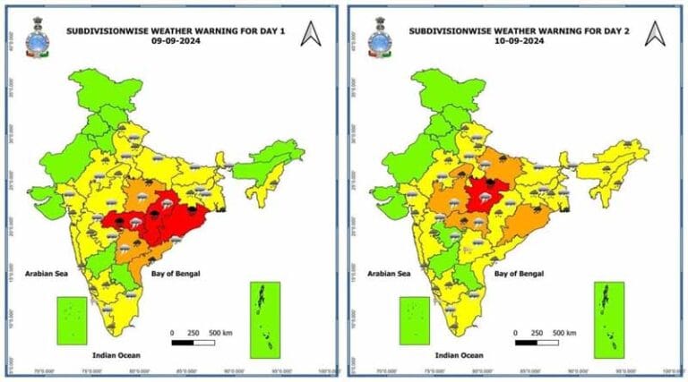 रेड अलर्ट -मौसम चेतावनी-आगामी 24 से 48 घंटो के लिए ,भारी से बहुत भारी वर्षा 3 mousam