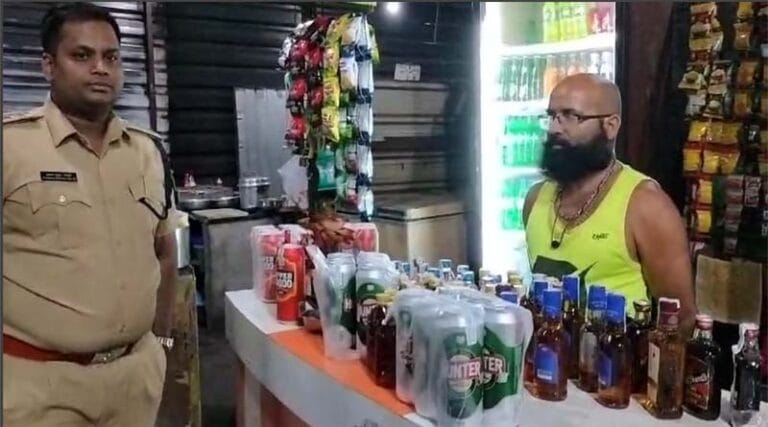 अवैध शराब बिक्री पर ढाबा संचालकों पर मुलताई पुलिस की ताबड़तोड़ कार्रवाई -भारी मात्रा में अवैध शराब जप्त की 30 dhaba