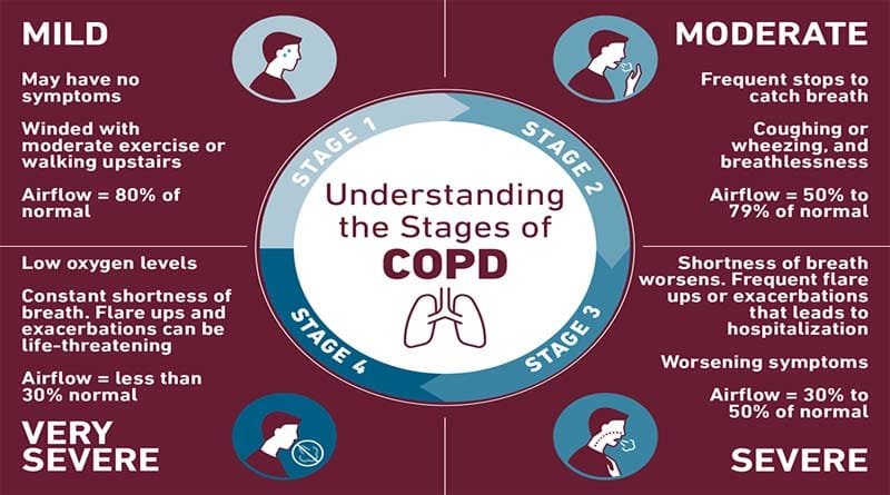क्रॉनिक ऑब्स्ट्रक्टिव पलमोनरी डिजीज (COPD) मृत्यु का चौथा सबसे बड़ा कारण 1 copd