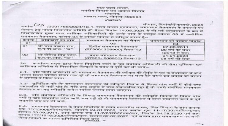 मुख्य नगर पालिका अधिकारियो को समयमान वेतनमान स्वीकृति 19 21022025021229Order625-page-001