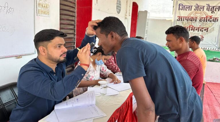 जिला जेल में स्वास्थ्य परिक्षण शिविर आयोजित 13 jel