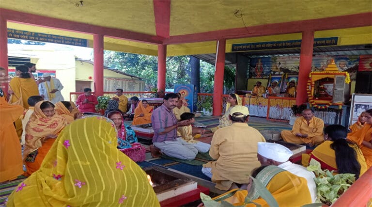 गायत्री प्रज्ञा पीठ में श्री रामनवमी के शुभ अवसर पर पंच कुंडीय गायत्री महायज्ञ का आयोजन 1 gayatri