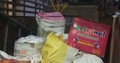 अवैध रूप से पटाखा सामग्री का भंडारण एवं विक्रय करने वाले के विरुद्ध की कार्यवाही