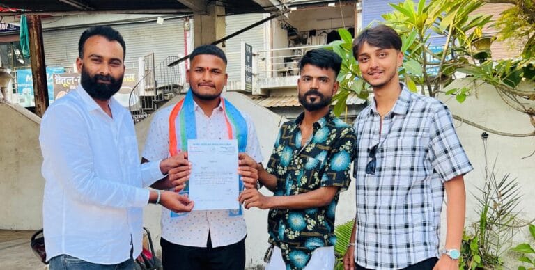 बिपिन कुशवाहा एनएसयूआई सारणी ब्लॉक अध्यक्ष पद पर नियुक्त 18 IMG-20251111-WA0056