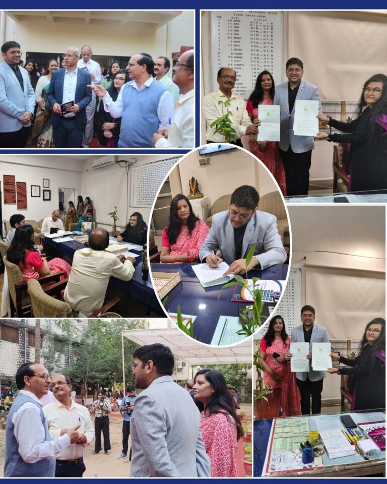 स्किलस्केप कला प्रदर्शनी 2025 में राजकीय महिला पॉलिटेक्निक महाविद्यालय, गांधी नगर, जयपुर और अरिहंत ग्लोबल के बीच एमओयू पर हस्ताक्षर 11 IMG-20251115-WA0052