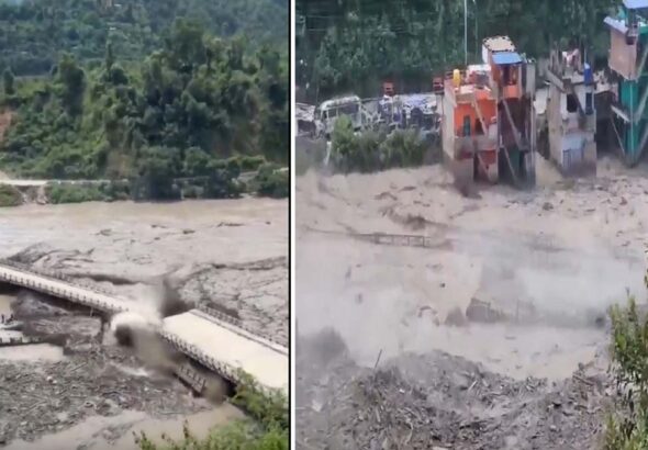 nepal flood 2026 tibet border