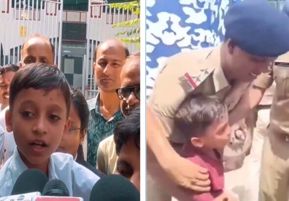 'पढ़ाई और न्याय की लड़ाई एक साथ, 6 साल का वायरल बॉय आदित्य पुलिस के खिलाफ बैठेगा धरने पर 9 adity
