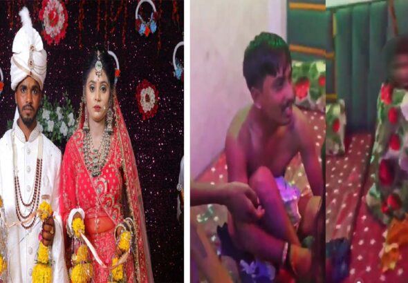 पति को नींद की गोली देने वाली दुल्हन प्रेमी संग रंगे हाथ पकड़ी गई (वीडियो ) 9 jhansa