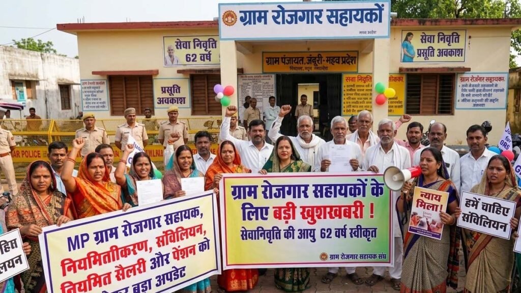 MP Gram Rozgar Sahayak Update नियमितीकरण