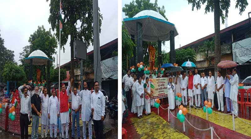 सतपुड़ा व्यापारी संघ सारणी ने किया ध्वजारोहण 1 vyaparii