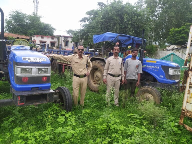 रानीपुर क्षेत्र में रेत के अवैध परिवहन में संलिप्त 02 वाहन जप्त