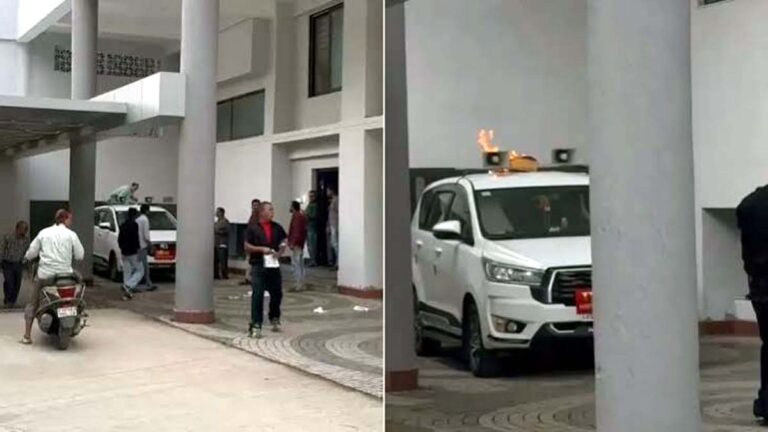 महापौर की कार को आग लगाने का प्रयास 37 bmc