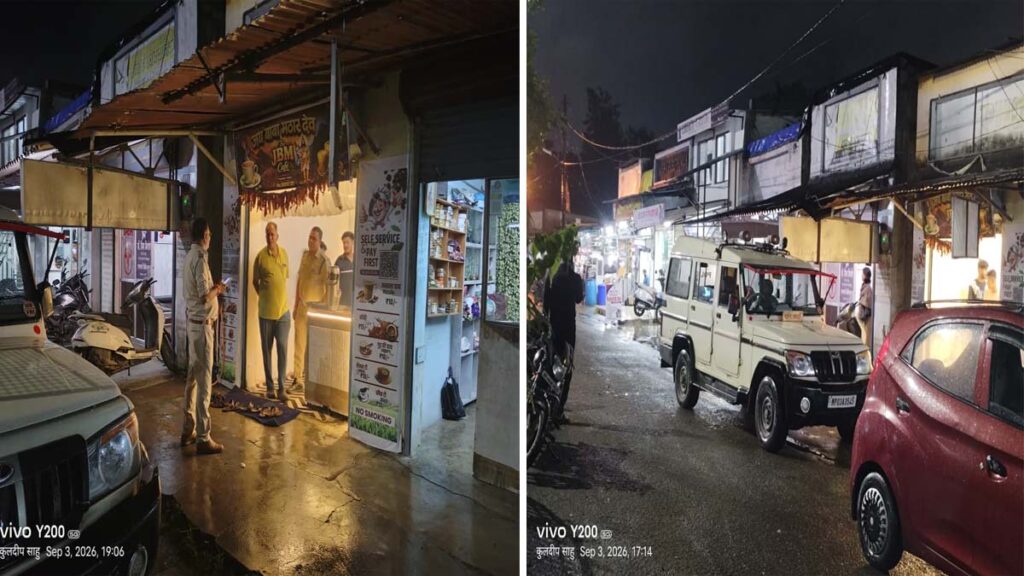 बीच शॉपिंग सेंटर में चाय की आड़ नशा और लग रहा हार-जीत का दांव,गाली-गलौज से सहमे व्यापारी और मरीज 1 nsha